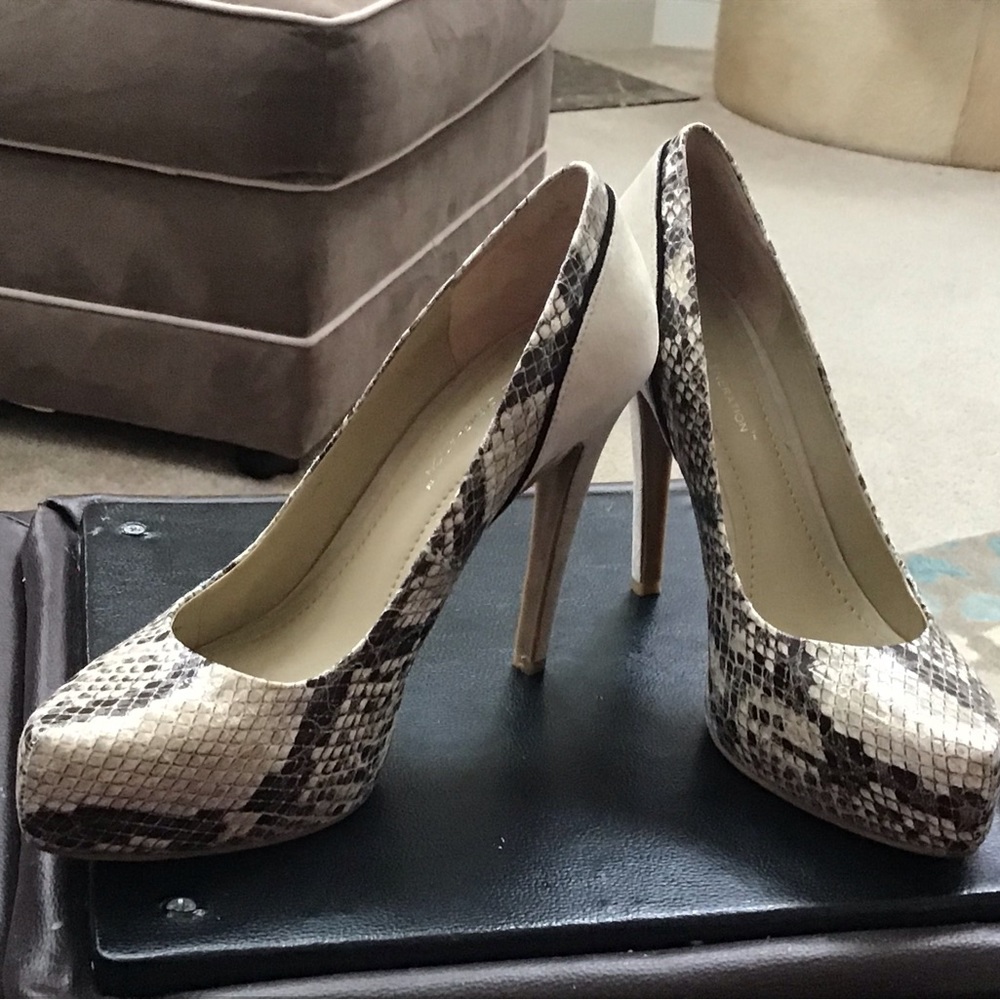 Bcbgenerations Bg-Paeyton Platform Snakeskin Text… - image 4